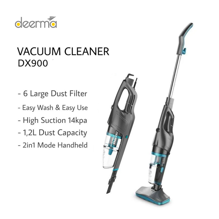 Deerma Vacuum Cleaner Penyedot Debu 2-in-1 Handheld - DX900 B